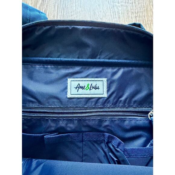 Ame & Lulu Sweet Shot Tennis Tote Blue 15x15 NWOT - Picture 5 of 7